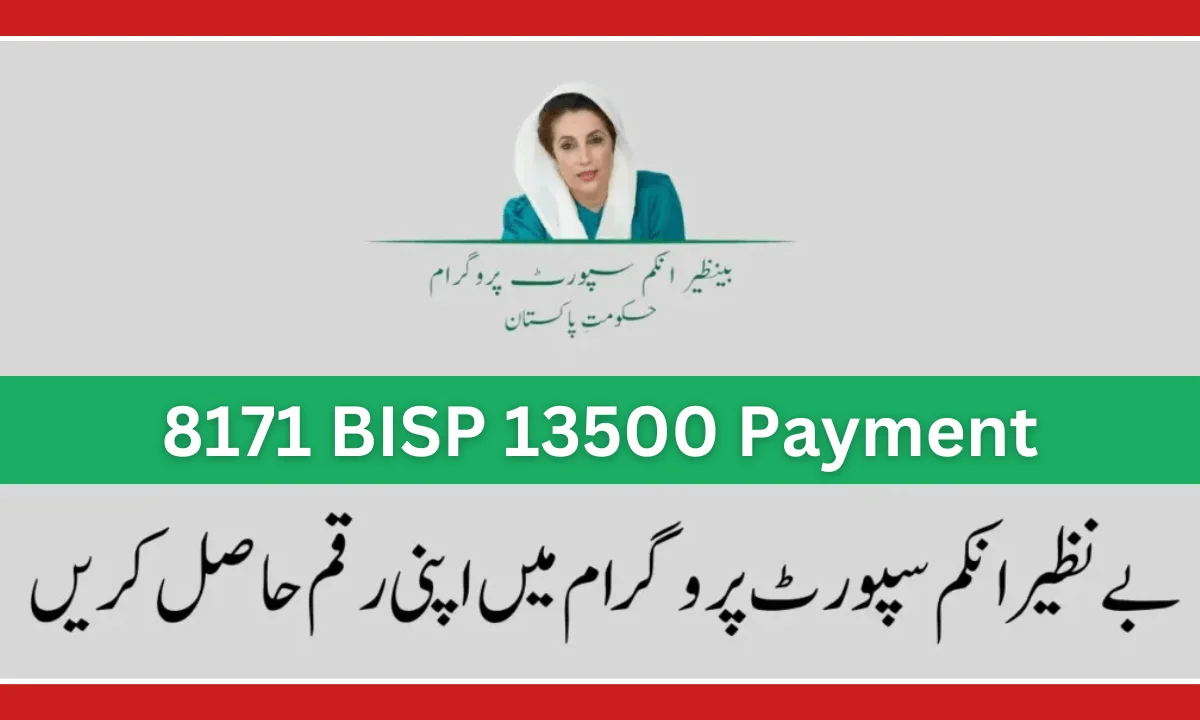 8171 BISP 13500 Payment Online Registration 2025