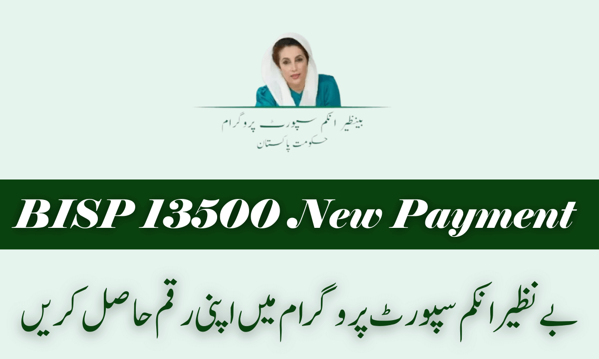 Benazir Income Support Programme New Payment Check Online